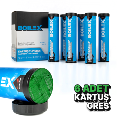Genel Amaçlı Kartuş Gres Kauçuklu – Yeşil 6 Adet x 400 gr