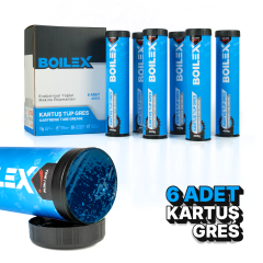 Yüksek Sıcaklık Performans Kartuş Tüp Gres Yağı – Mavi – 6 Adet x 400GR